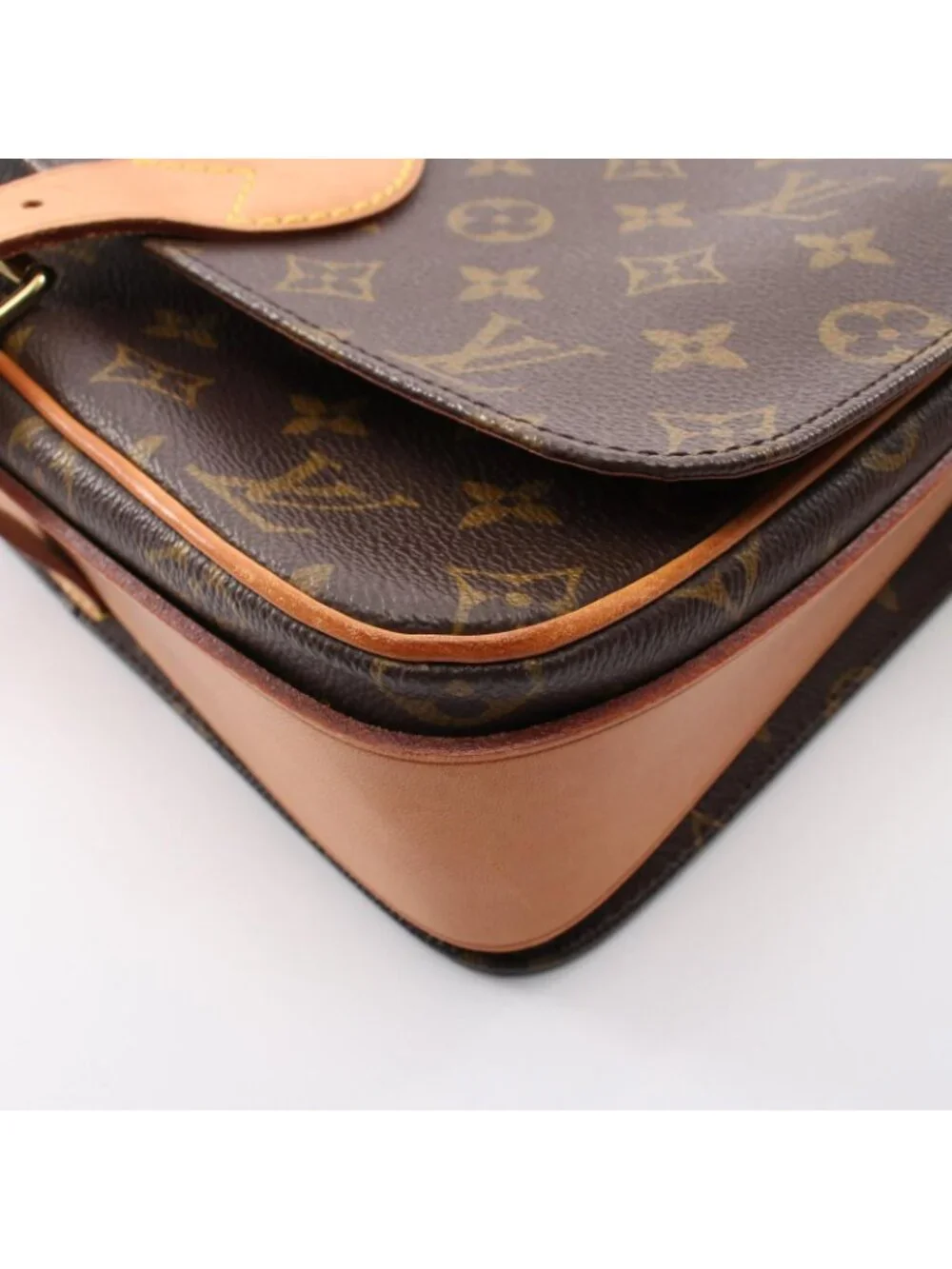 Louis Vuitton Shoulder Bag Cartouchiere GM Canvas Leather